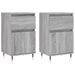 Buffets 2 pcs sonoma gris 40x35x70 cm bois d'ingénierie - Photo n°1
