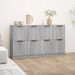 Buffets 2 pcs Sonoma gris 60x30x70 cm Bois d'ingénierie - Photo n°1