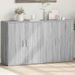 Buffets 2 pcs sonoma gris 60x31x70 cm bois d'ingénierie - Photo n°2