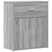 Buffets 2 pcs sonoma gris 60x31x70 cm bois d'ingénierie - Photo n°4