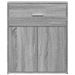 Buffets 2 pcs sonoma gris 60x31x70 cm bois d'ingénierie - Photo n°5