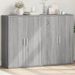 Buffets 2 pcs sonoma gris 60x31x84 cm bois d'ingénierie - Photo n°2