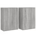 Buffets 2 pcs sonoma gris 60x31x84 cm bois d'ingénierie - Photo n°1