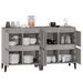 Buffets 2 pcs sonoma gris 60x35x70 cm bois d'ingénierie - Photo n°5