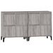 Buffets 2 pcs sonoma gris 60x35x70 cm bois d'ingénierie - Photo n°6