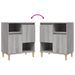 Buffets 2 pcs sonoma gris 60x35x70 cm bois d'ingénierie - Photo n°7