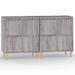 Buffets 2 pcs sonoma gris 60x35x70 cm bois d'ingénierie - Photo n°1