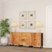 Buffets 3 pcs Bois d'acacia solide - Photo n°1