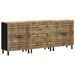 Buffets 3 pcs bois massif de manguier - Photo n°1