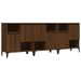 Buffets 3 pcs chêne marron 60x35x70 cm bois d'ingénierie - Photo n°1