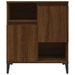 Buffets 3 pcs chêne marron 60x35x70 cm bois d'ingénierie - Photo n°6