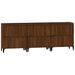 Buffets 3 pcs chêne marron 60x35x70 cm bois d'ingénierie - Photo n°6