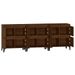 Buffets 3 pcs chêne marron 60x35x70 cm bois d'ingénierie - Photo n°7