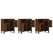 Buffets 3 pcs Chêne marron Bois d'ingénierie - Photo n°4