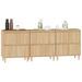 Buffets 3 pcs chêne sonoma 60x35x70 cm bois d'ingénierie - Photo n°4