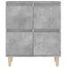 Buffets 3 pcs gris béton 60x35x70 cm bois d'ingénierie - Photo n°7