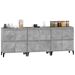 Buffets 3 pcs gris béton 60x35x70 cm bois d'ingénierie - Photo n°4