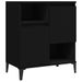 Buffets 3 pcs noir 60x35x70 cm bois d'ingénierie - Photo n°5