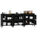 Buffets 3 pcs noir 60x35x70 cm bois d'ingénierie - Photo n°5