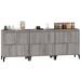 Buffets 3 pcs sonoma gris 60x35x70 cm bois d'ingénierie - Photo n°4