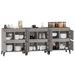 Buffets 3 pcs sonoma gris 60x35x70 cm bois d'ingénierie - Photo n°5