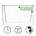 BUMBER Cage de Foot Deluxe L - 180 x 120 x 65 cm - Blanc - Photo n°1