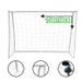 BUMBER Cage de football Deluxe M - 150 x 110 x 60 cm - Blanc - Photo n°1
