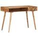 Bureau 115x50x76 cm Bois d'acacia massif - Photo n°1