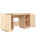 Bureau 140x50x75 cm bois massif de pin - Photo n°5