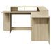 Bureau avec lumières LED chêne sonoma bois d'ingénierie - Photo n°6