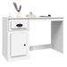 Bureau avec tiroir blanc 115x50x75 cm bois d'ingénierie - Photo n°4