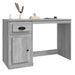 Bureau avec tiroir sonoma gris 115x50x75 cm bois d'ingénierie - Photo n°4