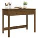 Bureau avec tiroirs Marron miel 100x50x78 cm Bois massif de pin - Photo n°4