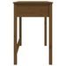 Bureau avec tiroirs Marron miel 100x50x78 cm Bois massif de pin - Photo n°8