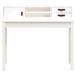 Bureau Blanc 110x50x93 cm Bois massif de pin - Photo n°5