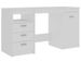 Bureau Blanc 140x50x76 cm - Photo n°1