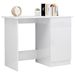 Bureau Blanc brillant 100 x 50 x 76 cm - Photo n°4