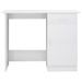 Bureau Blanc brillant 100 x 50 x 76 cm - Photo n°7