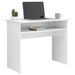 Bureau Blanc brillant 90x50x74 cm - Photo n°1