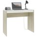 Bureau Blanc et chêne Sonoma 90 x 40 x 72 cm - Photo n°1