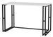 Bureau bois blanc et métal noir Kinoa 120 cm - Photo n°1