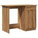 Bureau chêne artisanal 100x50x76 cm bois d'ingénierie - Photo n°2