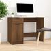 Bureau Chêne marron 100x50x75 cm Bois d'ingénierie - Photo n°1