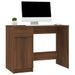 Bureau Chêne marron 100x50x75 cm Bois d'ingénierie - Photo n°4