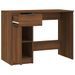 Bureau Chêne marron 100x50x75 cm Bois d'ingénierie - Photo n°6