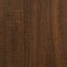 Bureau chêne marron 100x50x75 cm bois d'ingénierie et fer - Photo n°8