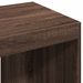 Bureau chêne marron 103,5x56,5x94 cm bois d'ingénierie - Photo n°7