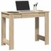 Bureau chêne sonoma 100x45x75 cm bois d'ingénierie - Photo n°1