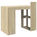 Bureau chêne sonoma 103,5x56,5x94 cm bois d'ingénierie - Photo n°6