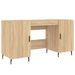 Bureau chêne sonoma 140x50x75 cm bois d'ingénierie - Photo n°1